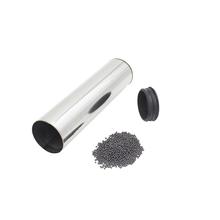 Sand Shaker Orff Percussion Instrument Stainless Steel Cylinder Rhythm Maracas Metal Hand Percussion 2024 - buy cheap