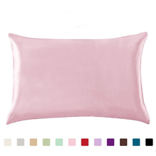 100% Queen Standard Satin Silk Soft Mulberry Plain Pillowcase Cover Chair Seat Square Pillow Cover Home19 2024 - купить недорого