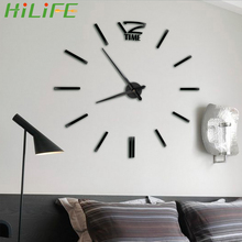 New 3D Big Wall Clock Modern Quartz Watch Clocks Fashion Diy Acrylic Mirror Stickers Art Living Room Home Decoration Gift 2024 - buy cheap
