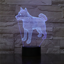 3D LED Desk Lamp French Bulldog Cute Puppy RGB Night Light USB Desk Lamp Remote Control Home Decor Gift for Kids Dropship 1910 2024 - buy cheap