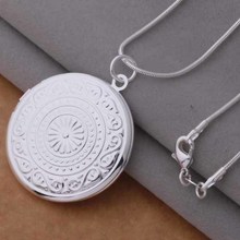 An732 Hot 925 Sterling Silver Necklace 925 Silver Fashion Jewelry Pendant Round Plate /hdwapvda Biiajzpa 2024 - buy cheap