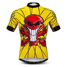 Weimostar Skull Summer Cycling Jersey Men Bike Clothing pro Mtb Ropa anti-sweat ciclismo Cycling Shirt bicycle jersey 2024 - buy cheap