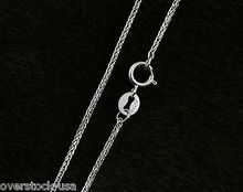 ONSALE 17.5INCH 18K White Gold Chain Wheat For Women Necklace Fine Link 2024 - buy cheap