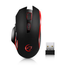 Mouse gamer sem fio g821 ajustável, mouse óptico de 2400dpi 2.4hz para pc e laptop para lol dota 2 2024 - compre barato