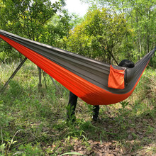 Hamaca de acampada al aire libre, cama colgante, columpio para ocio 2024 - compra barato