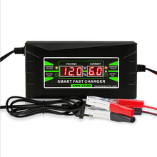 Full Automatic Car Battery Charger 90V-260V To 12V 6A Intelligent Fast Power Charging Pulse Repair Function for Car Motorcycle 2024 - buy cheap