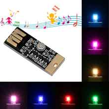 Lámpara LED de ambiente para coche, luz decorativa con enchufe USB, Control táctil y de sonido, RGB, música, ritmo 2024 - compra barato