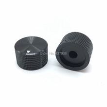 1pcs Black Aluminum Alloy Potentiometer Amplifier knob Switch Cap 25MM * 16MM hole 6MM Hexagon Socket Screw 2024 - buy cheap