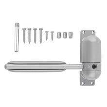 1 Set Gray Mini Automatic Spring Door Closer Adjustable Fire Rated Safety Door Stopper  Indoor and Outdor 2024 - buy cheap