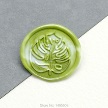 Monstera leaf Wax Seal Stamp/ tropical plant Sealing Wax /gift Wax Stamp, invitation seal,stamp decoration ,envelops stamp 2024 - buy cheap