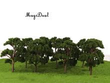 10x 1/75 Scale Dark Green Banyan Trees Model Train Railroad Railway Park Garden Scene Scenery Layout HO 12cm 2024 - buy cheap