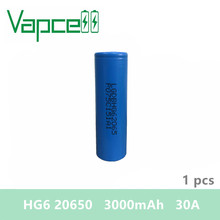 VAPCELL-batería recargable de litio, 20650 mah, 30A, HG6, 3000, Envío Gratis, 1 Uds. 2024 - compra barato