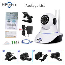 HISEEU 1080P IP камера беспроводная камера наблюдения Wifi домашняя камера безопасности 2MP IR камера ночного видения CCTV P2P детский монитор 2024 - купить недорого