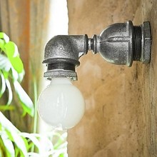 Luminária de parede led estilo loft, industrial, vintage, para casa, antiguidade, tubo de água, lâmpada de cabeceira, iluminação 2024 - compre barato