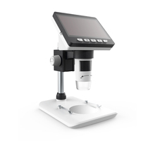 Microscopio Digital LCD de escritorio portátil, cámara de soldadura con alto brillo, 8 LED, batería de litio integrada, 1000x1080P 2024 - compra barato