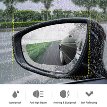 New 2 PCs Car Rear View Mirror Film 2 PCs Side Window Protective Film HD Anti-Fog Anti-Scratch Rainproof Waterproof 2024 - buy cheap