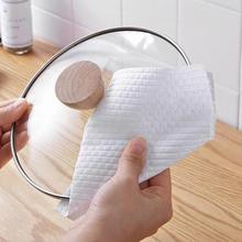 50Pcs/Roll Eco-friendly Kitchen Cleaning Cloth Disposable Rags Wiping Scouring Pad Dishcloth Bathroom Washing Cloth 2024 - buy cheap