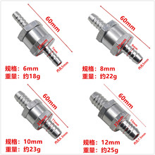 Válvula de retenção unidirecional de liga de alumínio, gasolina, óleo combustível, 6/8/10/12, válvula de retenção de liga de alumínio, fronteiras 2024 - compre barato