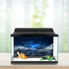 New Style PVC Adhesive Aquarium Fish Tank Background Poster Backdrop Decoration Paper new 2024 - buy cheap