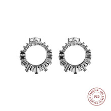 Glacial Beauty Earring 925 Sterling Silver Clear CZ Wedding Earrings for Women Earings Fashion Jewelry Brincos Mujer 2024 - buy cheap