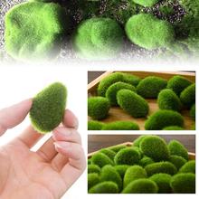Artificial Green Moss Ball Fake Stone Simulation Plant DIY Decorative Window Display Hotel Home Office Plant Wall Decoration 2024 - buy cheap
