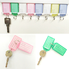 Candy Color Classification Key Chain Renovate Baggage Tag Plastic Office Colours Marking number 1PC/5PCS Hot Sale Hotel 2024 - buy cheap