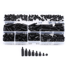 New 250Pcs M2 M3 Standoffs PA66 Nylon Male Female Hex Column Standoff Spacer Screws Nuts Assortment Kit Hardware Tools 2024 - buy cheap