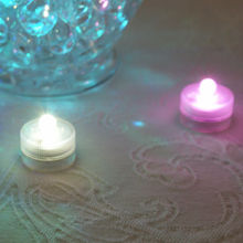 Lote de 10 unidades de velas LED sumergibles para decoración de fiestas de boda, a prueba de agua, con batería 2024 - compra barato