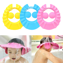 Bath Wash Hair Cap Ear Protection Children Shampoo Cap Shower Caps Baby Shower Shield Hat Safe Soft Hat Adjustable 2024 - buy cheap