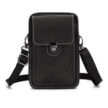 Мужская модель, черная Повседневная многофункциональная сумка-мессенджер через плечо для мужчин, дорожная сумка 2024 - купить недорого