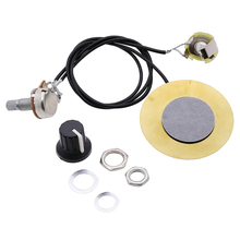 50mm Guitar Pickup Piezo Transducer Prewired Amplifier with Output Jack 2024 - buy cheap