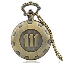 IBEINA 111 Theme Full Hunter Quartz Engraved Fob Retro Pendant Pocket Watch Chain Gift 2024 - buy cheap