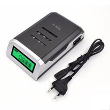 LCD Display With 4 Slots Smart Intelligent Battery Charger For AA / AAA NiCd NiMh Rechargeable Batteries (EU Plug) 2024 - buy cheap