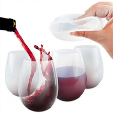 Silicone Red Wine Glass Portable Red Wine Bottle Eco-friendly Anti-fall Anti-skid Water Cup Folding Beer Container 2024 - buy cheap