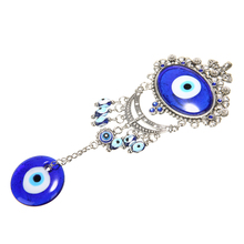 Oval Turkish Blue Evil Eye Pendants Wall Hanging Decoration Blessing Protection Home Decotation Lucky Pendant for Gift 2024 - buy cheap