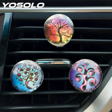 YOSOLO Tree Pattern Diffuser Car Air Freshener Air Conditioning Clip Auto Outlet Perfume Solid Perfume Vent Air Freshener 2024 - buy cheap