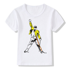 Boy and Girl Print FREDDIE MERCURY T-shirt Children Heavy Rock top100 band queen T shirts Kids Tops Tee Baby Clothes 2024 - buy cheap