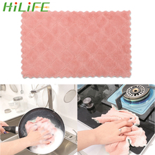 Hilife toalha de microfibra para lavar, pano de louça com super absorção para cozinha, limpeza doméstica 2024 - compre barato