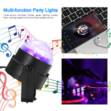 Dj Disco Light Rotating Ball light music Sound 3W RGB Led Par stage party light  christmas decorations for home KTV Show Pub 2024 - buy cheap