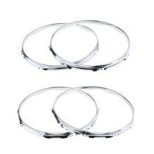 Sunnimix  1 Pair 14inch Sanre Drum Hoop Ring Rim Die Cast Hoops for Drum Set Kit Replacement Parts Thick 1.2mm 2024 - buy cheap