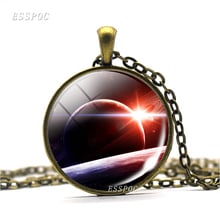 2019 Nebula Necklace Galaxy Astronomy Pendant Solar System Jewelry Space Universe Necklace Milky Way Jewellery Gifts for Women 2024 - buy cheap