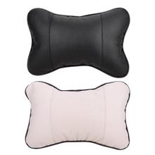 Upscale Four Seasons General leather car headrest neck pillow headrest 2024 - buy cheap