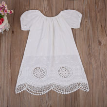 2019 Pudcoco Brand Kids Baby Girls Casual White Short Sleeve Princess Party Dress Summer Clothes Monhyu 2024 - buy cheap