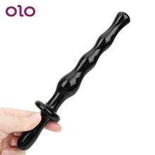 OLO Double Ends Anal Plug Glass Butt Plug Butt Beads Sex Toys for Women Men Masturbation Sex Products Erotic Prostate Massage 2024 - buy cheap