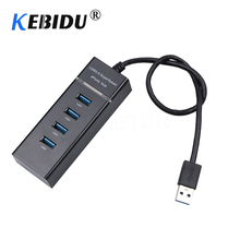 Kebidu 4 Ports USB Hub Adapter High Speed 5Gbps USB 3.0 Multi HUB Splitter Expansion For Desktop PC Laptop Adapter 2024 - buy cheap