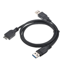 Сверхскоростной кабель с USB 3,0 «папа» на Micro USB, форма кабеля 2 шт., тип A-Micro B, внешний жесткий диск, Удлинительный провод, разъем 1 м 2024 - купить недорого