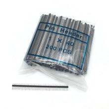 200pcs 40 Pin 1x40Pin 2.54mm Single Row Male Breakable Pin Header Connector Strip for PCB Free Shipping 2024 - buy cheap