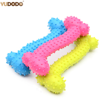 Bone Shape Dog Toy Rubber Pet Bite Molar Tooth Chew Toys For Small Puppy Dogs Outdoor Training Pet Supplies 2024 - buy cheap