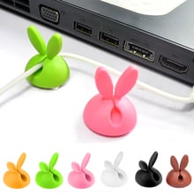 brand new Soonhua Cable Winder Rabbit Cable Holder Cable Winder Management Wire Organizer Desktop Cord Fixer Retention Clip 2024 - buy cheap