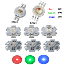 3W RGB  Red Green Blue Color High Power LED Light 4pin 6 pin 20mm star base for DIY 2024 - buy cheap